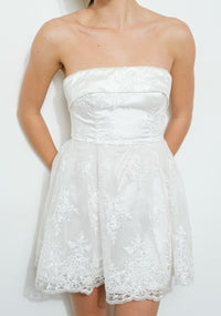 Alana Floral Appliqué Dress