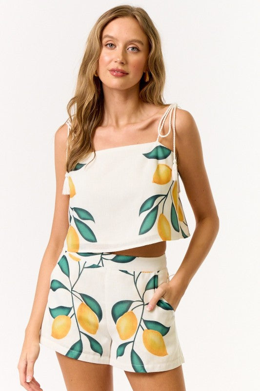Lemons Top & Short Set