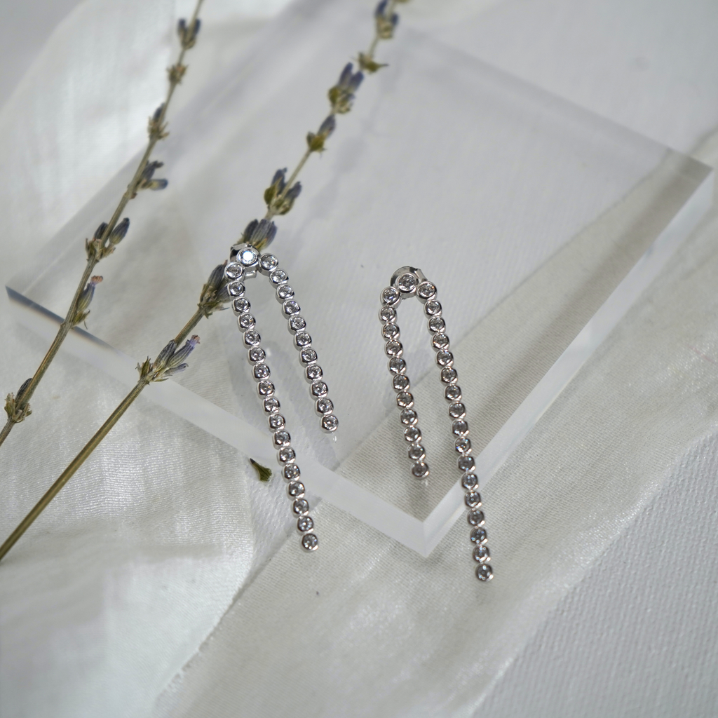 Rigid Double Bar Earrings