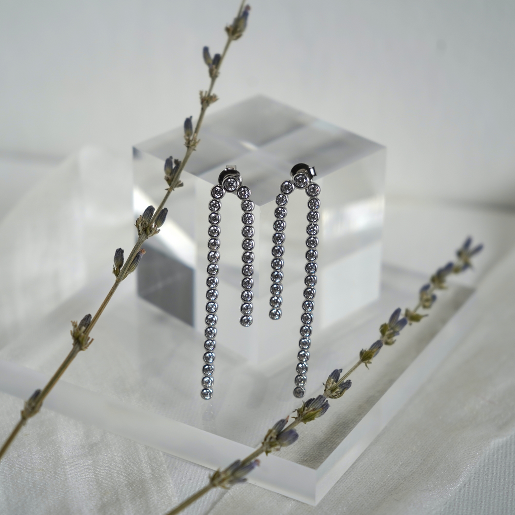 Rigid Double Bar Earrings