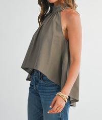 High Neck Halter Top