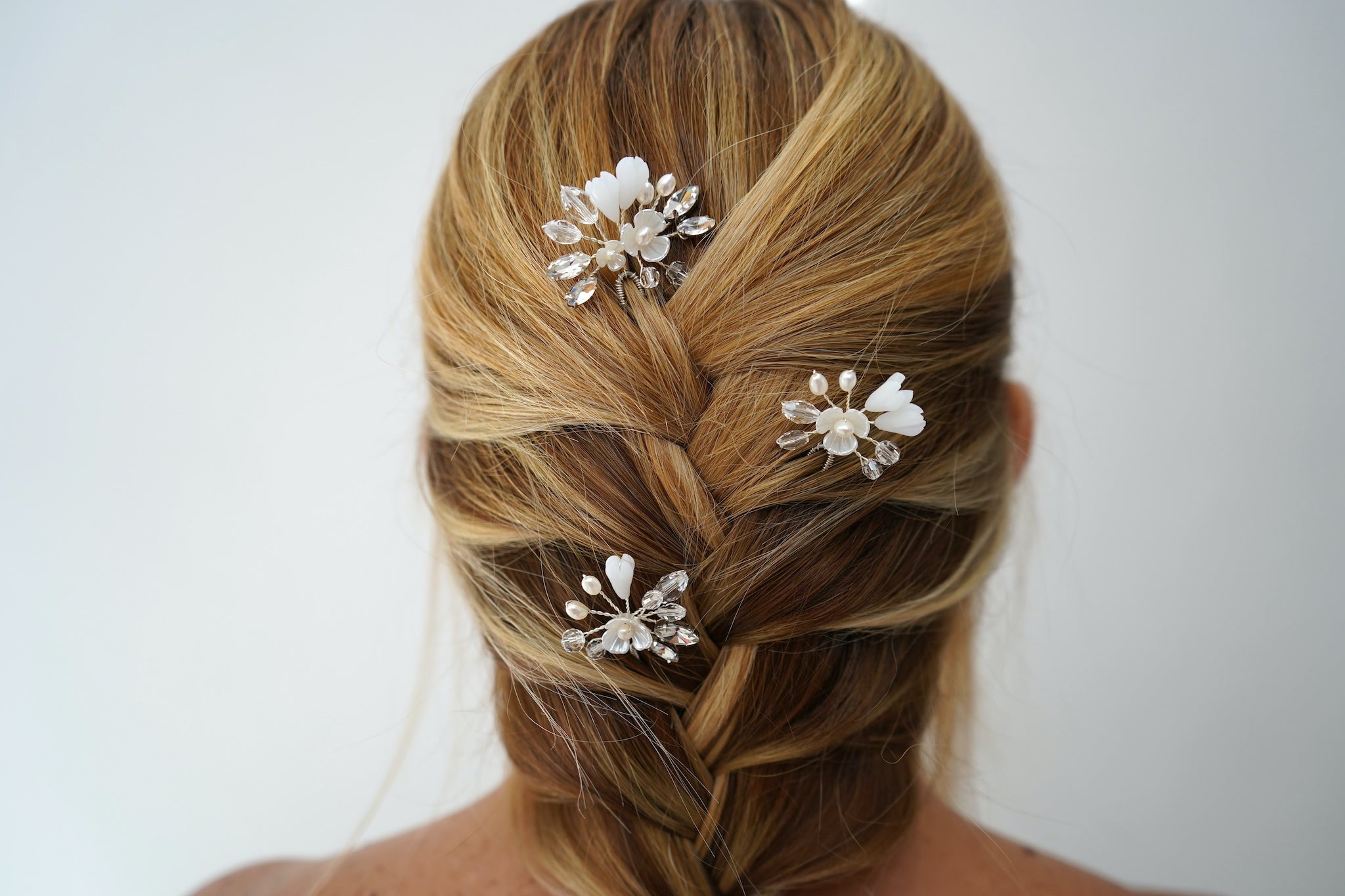 Flowers and Crystals Hairpin Set