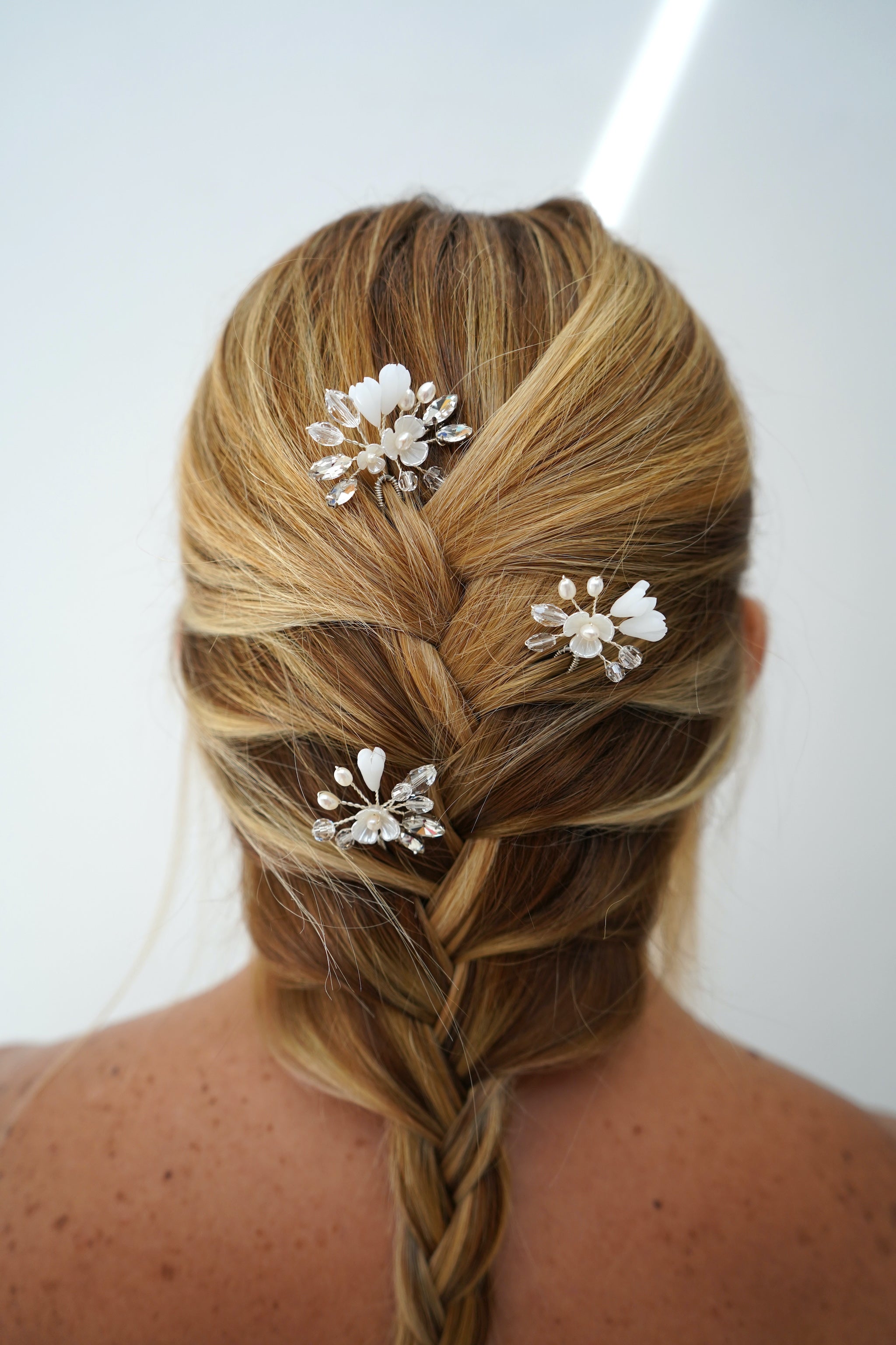 Flowers and Crystals Hairpin Set