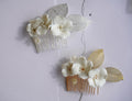 Calla Flowers and Leaves Comb