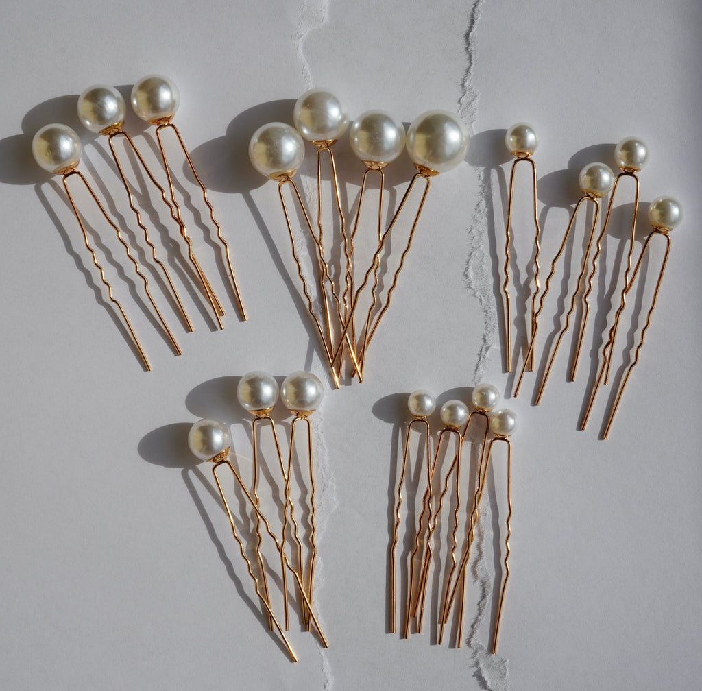 Rain of Pearls Hairpins
