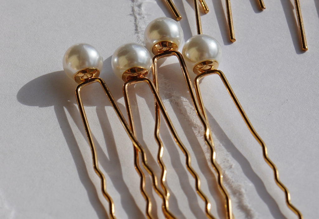 Rain of Pearls Hairpins