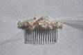 Barocco Floral Pearl Comb