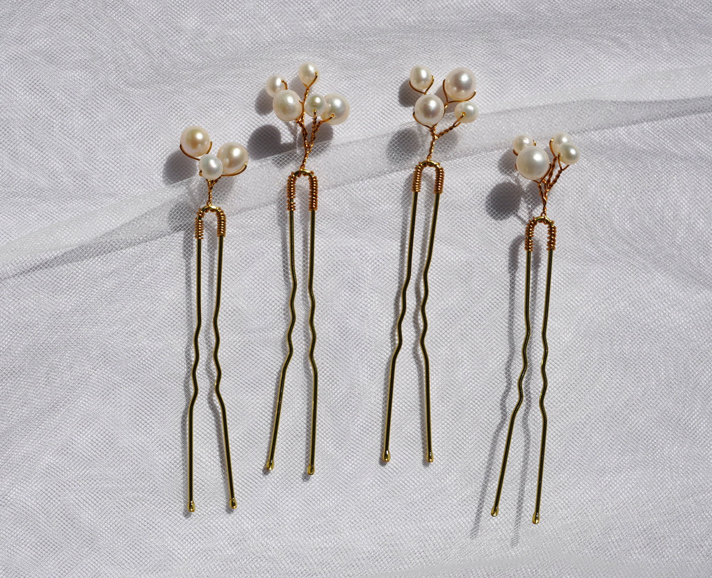 Clusters of Pearls Hairpins