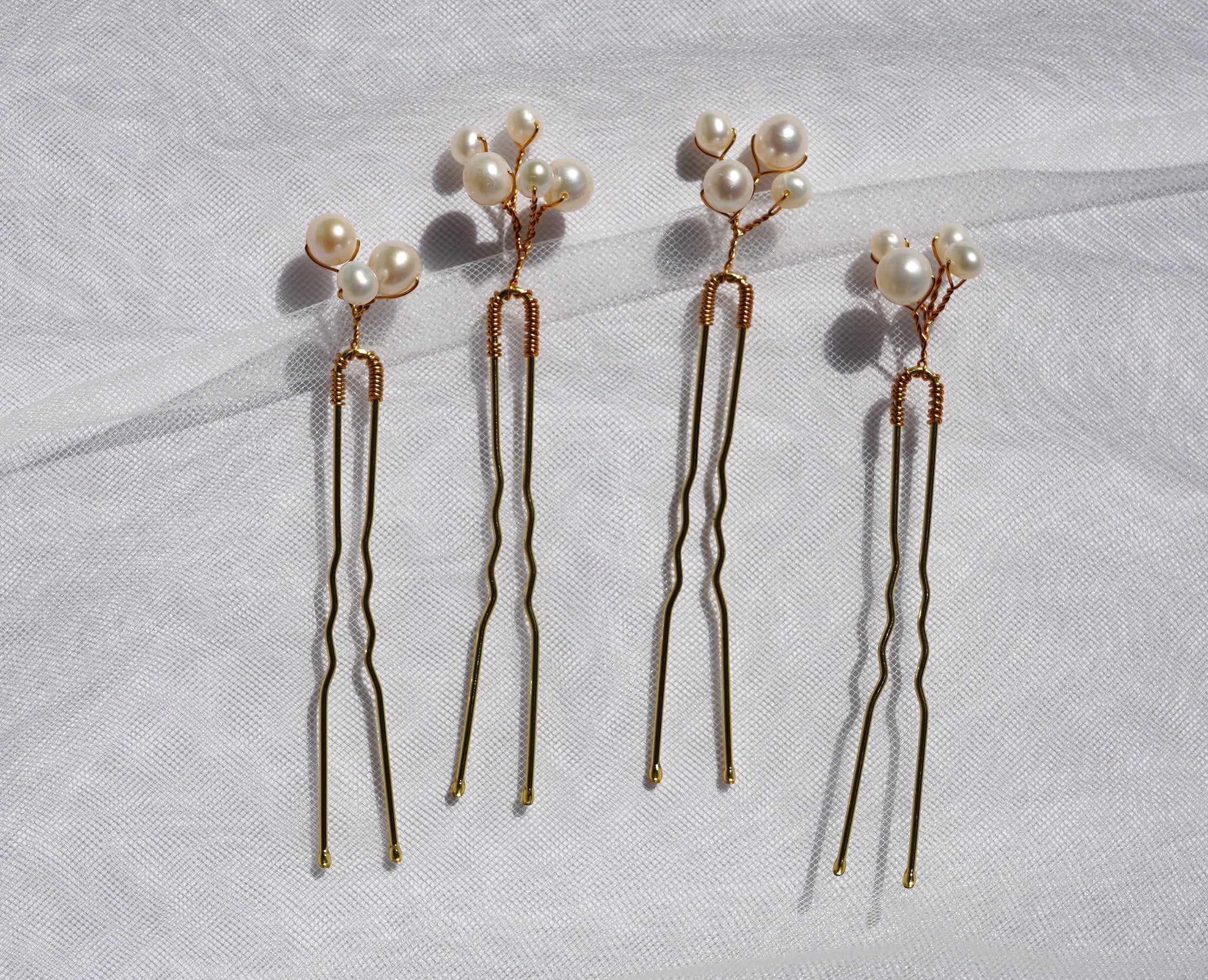 Clusters of Pearls Hairpins