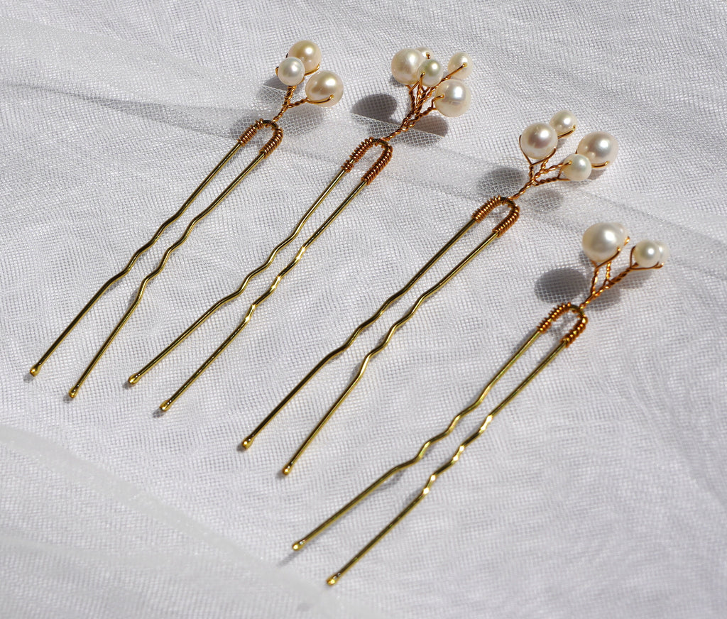 Clusters of Pearls Hairpins