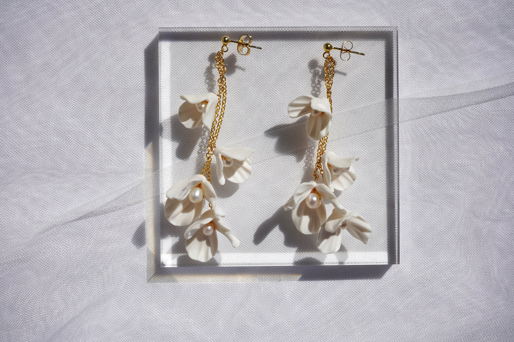 Floral Drop Earrings