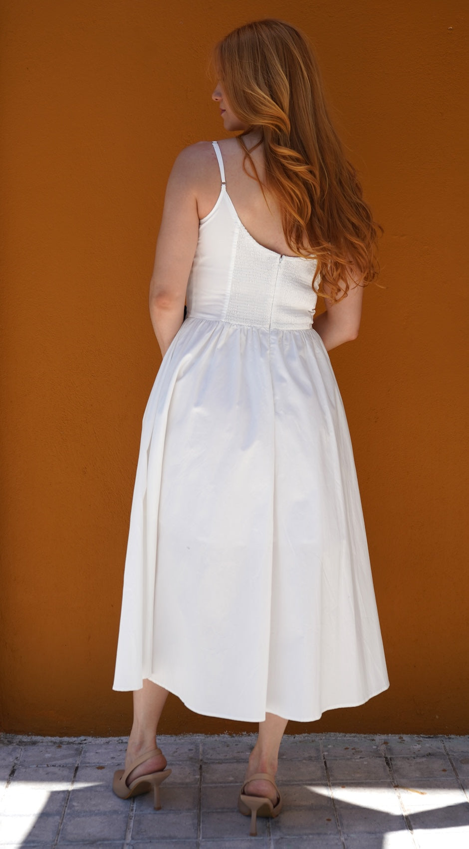 Double Bow Midi Dress