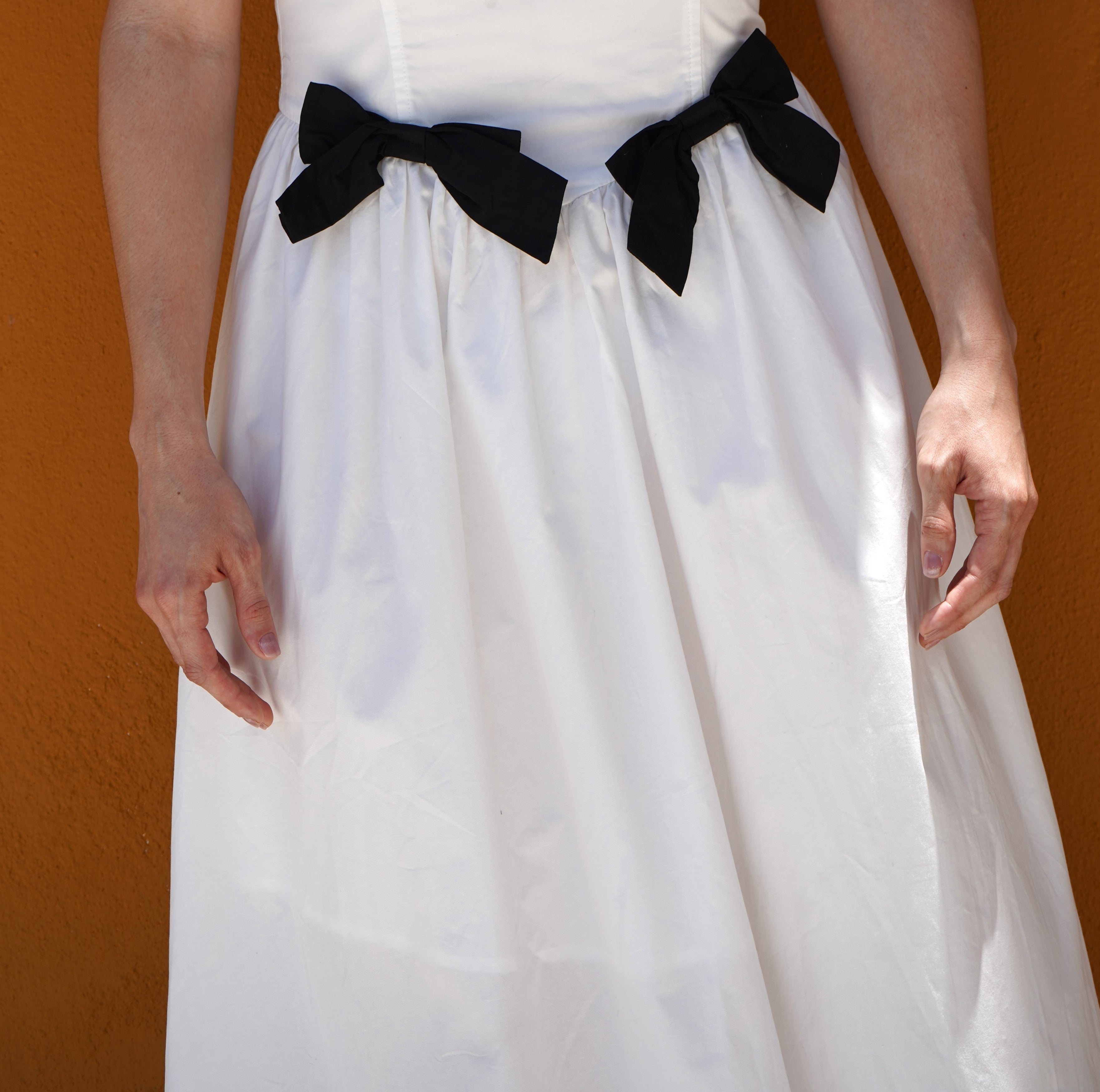 Double Bow Midi Dress