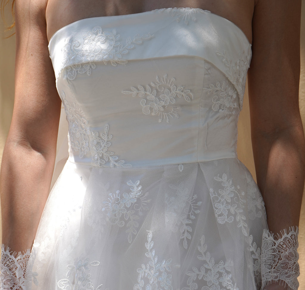 Alana Floral Appliqué Dress