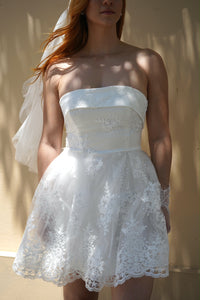 Alana Floral Appliqué Dress