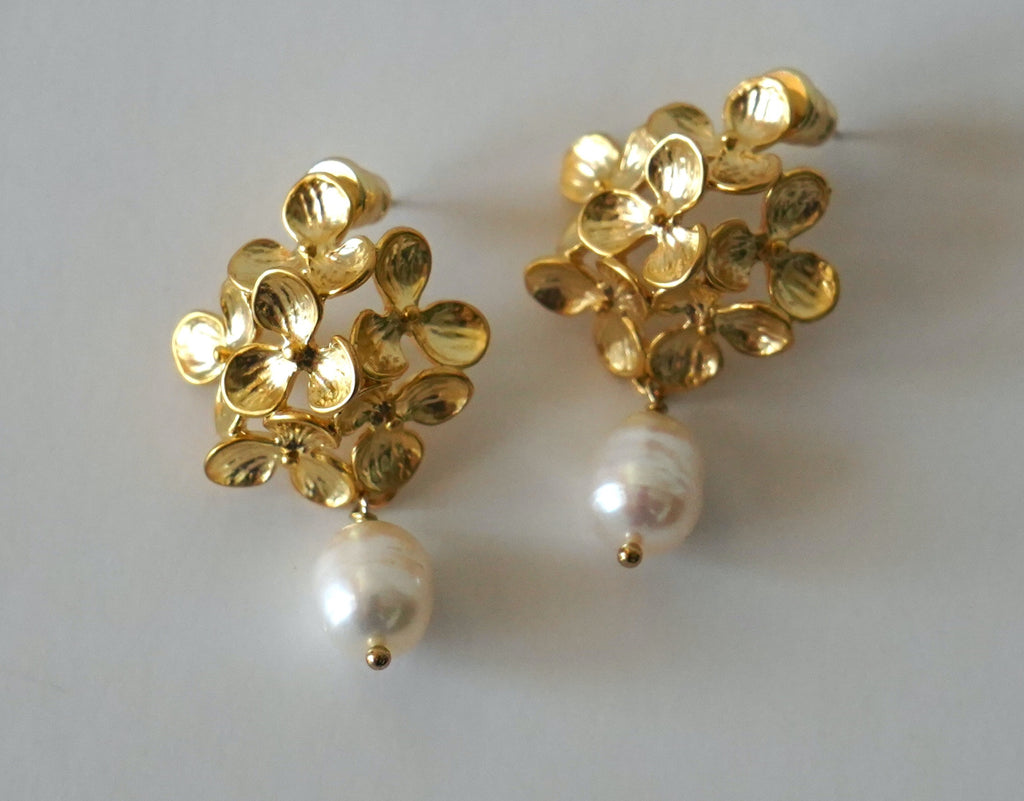 Flower Bouquet Drop Earrings