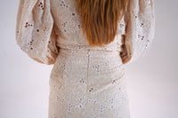 Floral Eyelet Skirt