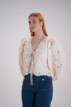 Floral Eyelet Top