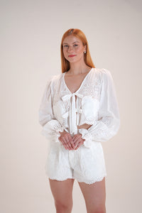 Heart Pockets Short Set