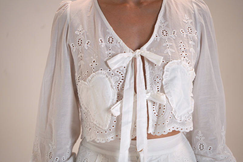 Heart Pockets Short Set