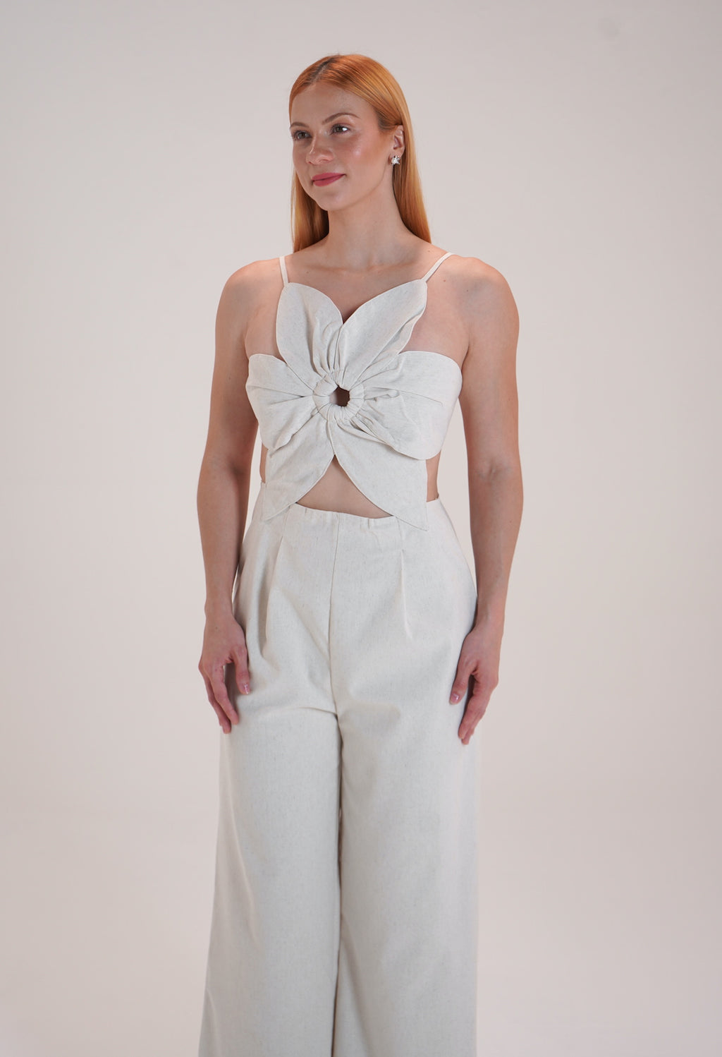 Floral linen Jumpsuit
