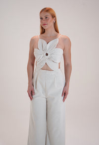 Floral linen Jumpsuit