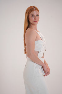 Floral linen Jumpsuit