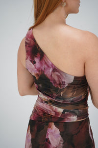 Pink Tones Floral Skirt Set