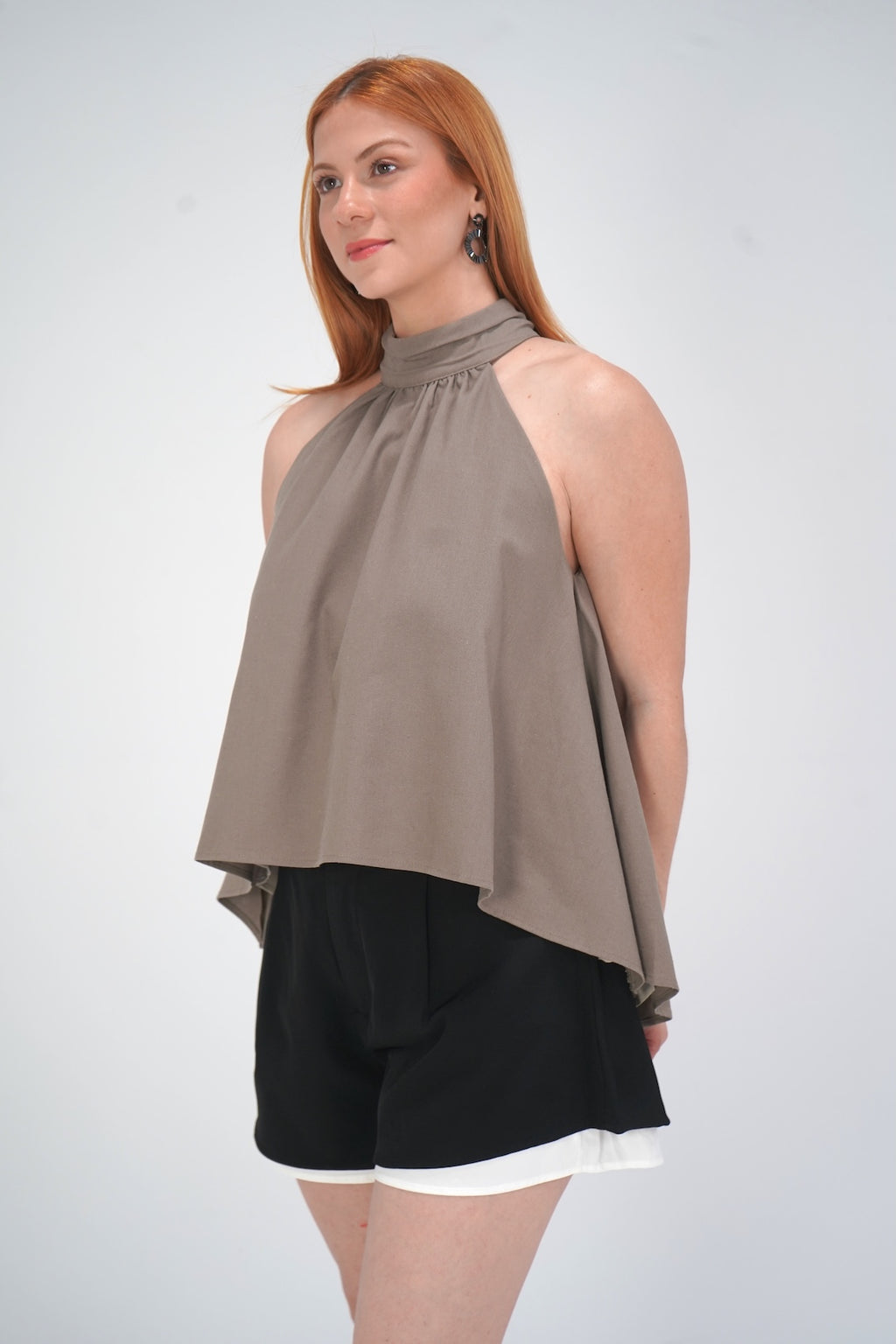High Neck Halter Top