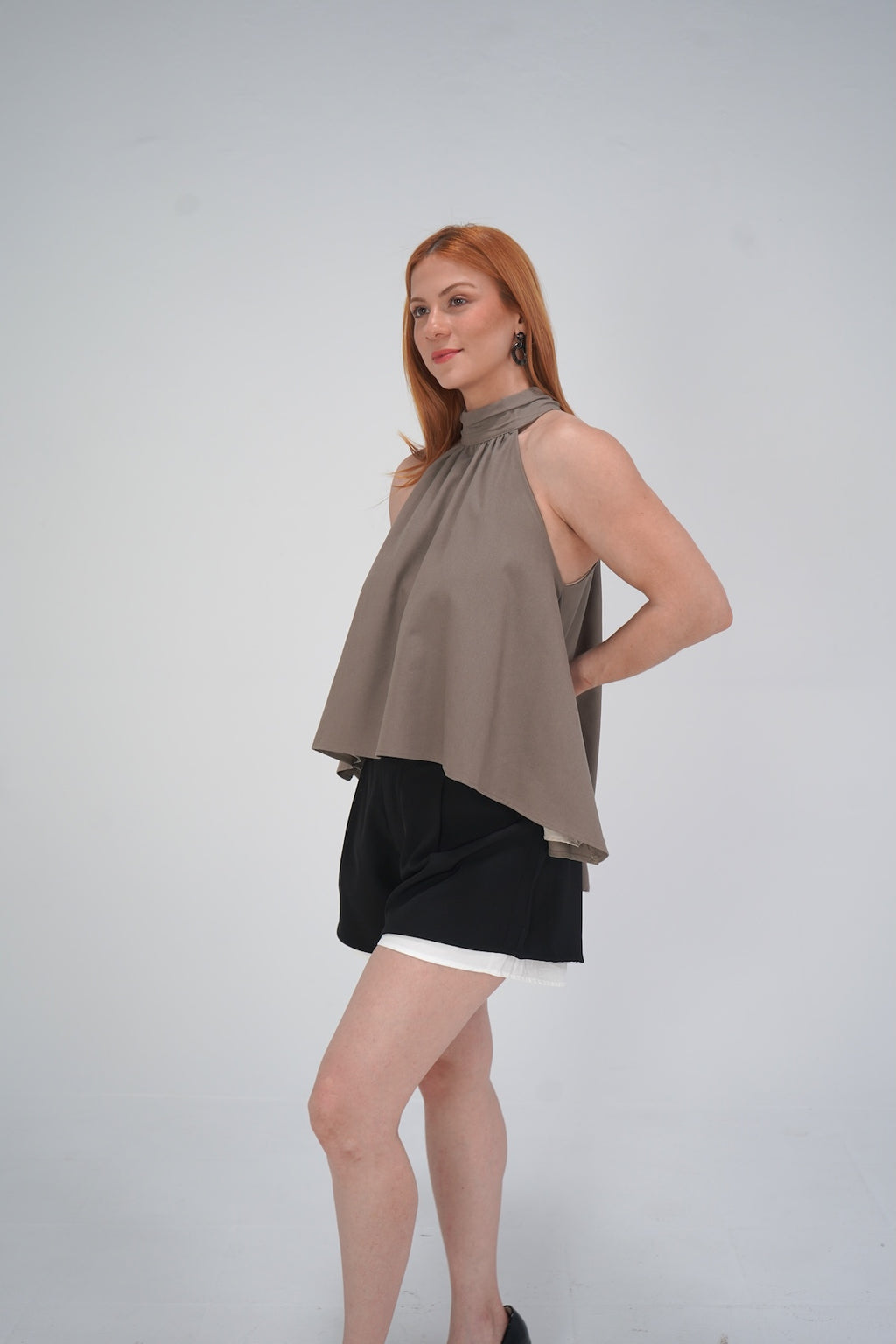 High Neck Halter Top