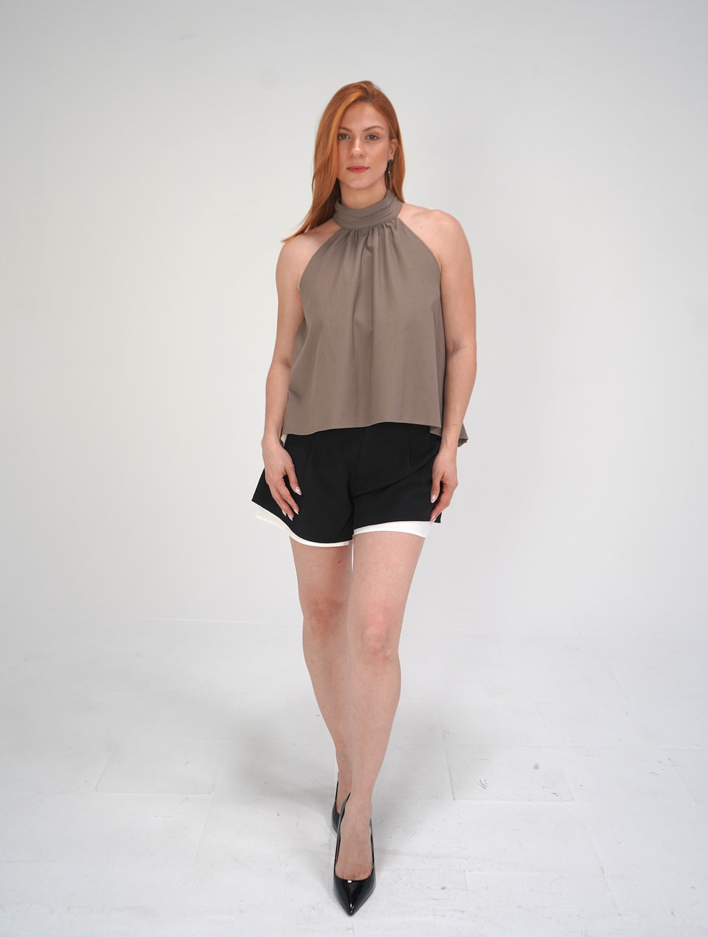 High Neck Halter Top