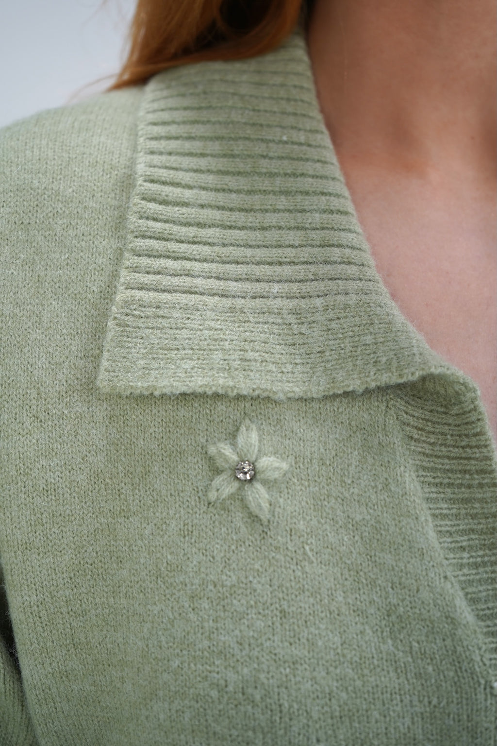 Sage Floral Cardigan