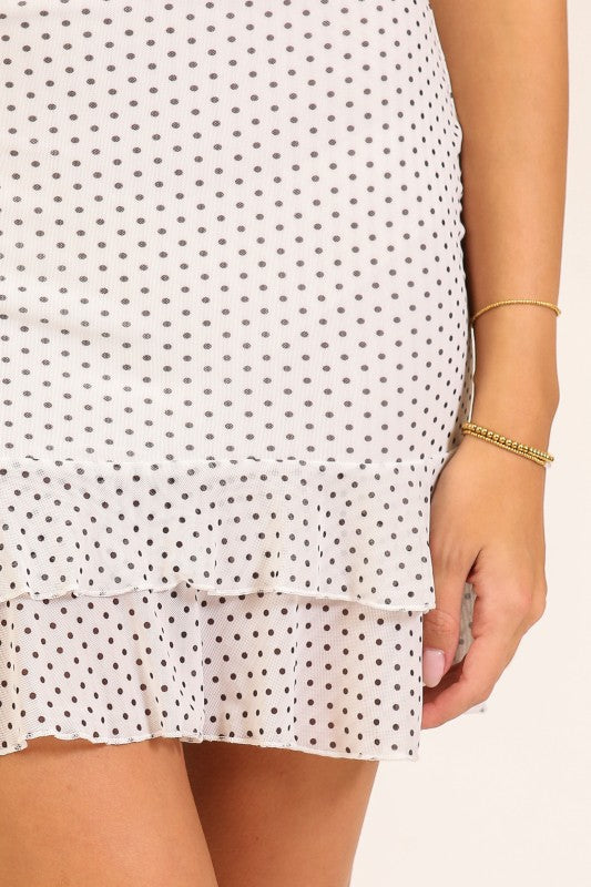 Polka Dot Mini Dress