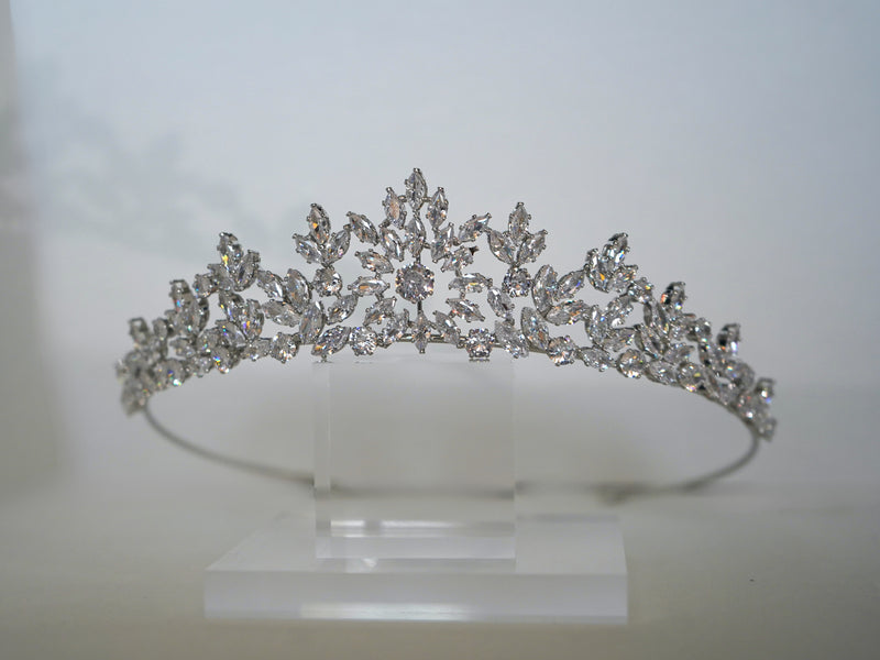 Brenda flower inspired bridal Tiara