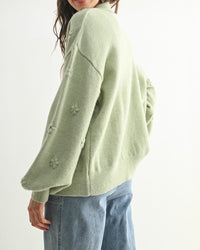 Sage Floral Cardigan
