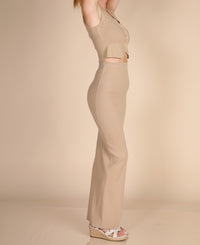 Sweater Vest Top & Maxi Skirt Set