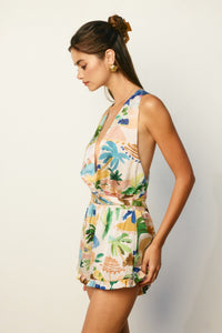 Tropical Views Multi Color Romper