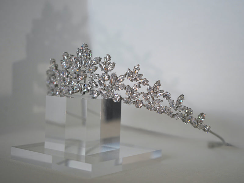 Brenda flower inspired bridal Tiara