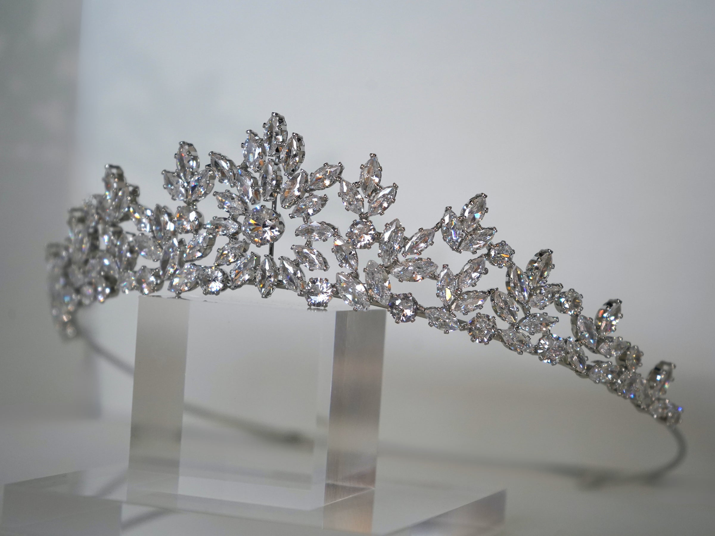 Brenda flower inspired bridal Tiara